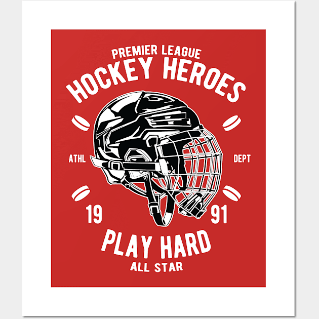 Hockey Heroes Wall Art by PaunLiviu